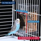 No Mess Bird Feeder Water Dispenser Set  Automatic Parrot Feeder Cage