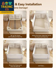 3 Piece Bed Rails For King Size Bed  No-drill Needed Baby Bed Rail Guard For Tod