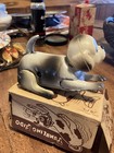 Vintage Old Toy Occupied Japan Tin   Celluloid Wind Up Tumbling Fido Circa 1960s