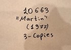 Martin Original Us Movie Poster 1977 Horror Film Vintage Exploitation