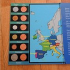 Euro Coin Uncirculated Collection In Folder 24 Coins 2002 First Commemorative