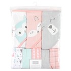 Unisex Baby Animal Hooded Towel 3pk And 15 Washcloths  Girl Woodland  Size