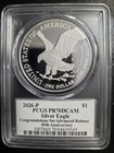 2026-p Proof Silver Eagle Pcgs Pr70 Dcam Congratulations Set Advance Rel Damstra