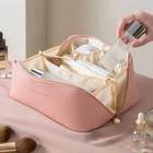 Large Capacity Cosmetic Organizer Bag Travel Toiletry Kit Make Up Case Pouch