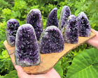 Polished Large Amethyst Cut Base Clusters - Dark Purple Amethyst Crystal Geodes