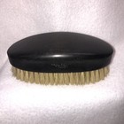 Vintage Real Ebony Solid Back Japan Shoe Or Clothing Brush 4 75    Long Oval Black
