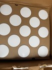 12pk Reliable Cg40w G4 G5 F4fr Fire Sprinkler Cover Plate 135  f 57  c 165  f White