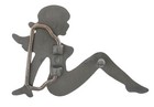 Mud Flap Girl Cut Out Trucker Metal Belt Buckle
