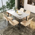Modern Dining Chair 2pcs Kitchen High Back Armless Dinner Chairs Fr Beauty Salon