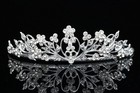 Floral Bridal Headpiece Crystal Rhinestone Prom Wedding Tiara V669