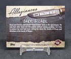 2017 Topps The Walking Dead Allegiances Daryl   Carol  a-2