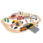 Brio Lift   Load Railway Set With Storage  85 Pc   Battery-powered Freight Train