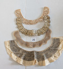Vintage Art Deco 1930 s 40 s Beaded Collar 4 3 Labeled Lot  26