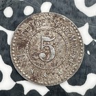 Undated Germany Freystadt 5 Pfennig Notgeld Lot n3559 Nice  Scarce 