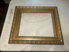 Victorian Wood Gold Painted Gesso Plaster Gild Picture Frame 16 X 20 Print Size