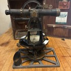 Vintage K e Keuffel   Esser Co  Surveyor Transit Level W Oak Case  stand Compass