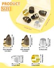 Fiveizero Thimble Kit    7 Pcs Sewing Thimbles Universal Model  Multiple Colors