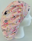 Whimsical Animal Print Size Large Medical Bouffant Scrub Cap Surgery Hat
