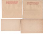 Qv Barbados Lovely Lot 1875-1890 Postal Stationaries See Scans