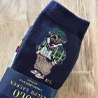 Polo Ralph Lauren Boys Crew Socks Preppy Polo Bear 3 Pairs Boys Size 8-9 5