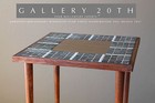 Minimalist  Vtg Tile Club Table  Atomic Raymor Wood 50 s 60 s Mcm Mid Century