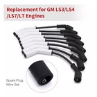 9070c Ceramic Boot Spark Plug Wires Set For Gm Chevy 4 8l 5 3l 6 0l Ls3 Ls7 Lt   