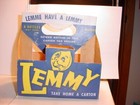 Vintage 1950s 6-pack Bottles Advertising Carton Cardboard Soda Pop Carrier Lemmy