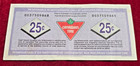 1992 Canadian Tire Money 25 Cent Bill Vintage Collectible Coupon Note Canada