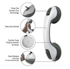 Us Safety Bath Shower Grip Handle Suction Cup Grab Bar Bathroom Toilet Tub Rail
