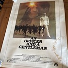 Original 1982 An Officer And A Gentleman 27x41 Rolled Movie Poster Water Damaged