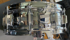 Late 1960 s Rogers 5x14 Dynasonic Cob Snare Drum W protec Heavy Duty Lined Case 