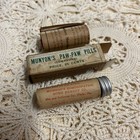 Antique Rare  paw-paw Pills  Munyons Quack Medicine Paper Box Tin Pa Remedy