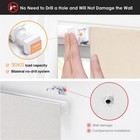Lazblinds Cordless Roman Shades - No Drill Easy Install Window Blinds 22    X 48   