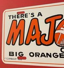 Major Change Big Orange Country Booster License Plate University Of Tennessee