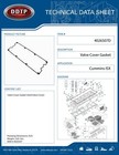 Valve Cover Gasket Cummins Isx  4026507 