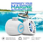 Ds18 Nxl-ps6bk 2-way Wakeboard Marine Tower Speaker Rgb Lights For All Elements