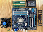 Combo Gigabyte B75 Motherboard With I5-2500 Cpu  8gb Ram  120gb Ssd   Cooler