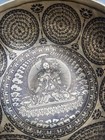 Beautiful Hand Carved Tibetan Meditation Yoga Temple Bell Singing Bowl 8 Inches