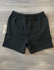 Fear Of God Essentials Shorts Black Stretch Limo Size Medium   Fast Shipping  