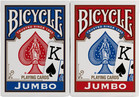 Jumbo Index Playing Cards   2 Pack Large Print Poker Size Deck Of Cards For Easy