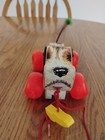 Little Snoopy  693 Wooden Pull Toy By Fisher Price -discontinued-works-vintage 