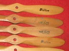  1 8 Vintage Top Flite 9-4 Wide Wood Props Glow Model Airplane Engine