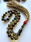 Natural Baltic Amber 28g Islamic Prayer Rosary 10 6 Mm  33 Beads Tasbih Misbaha