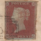Ab35_01 Gb Qv 1841 1d Red-brown Pl 149 Sg8-b1 1  Kg Gu 4m Haverhill 335 - London