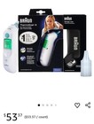 Braun Thermoscan 6 Irt6515 Digital Ear Thermometer Exactemp Color Display