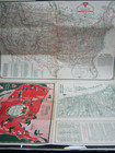 Conoco Gas Oil - Travel Bureau - Road Map - Illinois - 1930