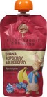 Peter Rabbit Organics Baby Raspberry Banana Blueberry  4 Oz 
