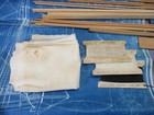 Vtg 1940 s Boucher Brand Wood Scale Machine Carved Model Ship Boat Kit Mayflower
