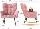 Nursery Rocking Chair Rocking Chairs For Nursery Pink   Cozy Glider Rocker