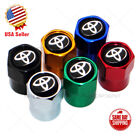 Hex For Toyota Logo Emblem Car Wheels Tire Air Valve Caps Stem Dust Cover Sport